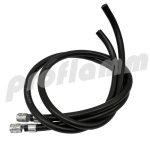 Ersatz Zündkabel-Set PVC schwarz für Trafo 
