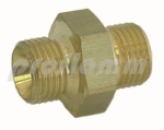Double nipple brass 1/8" x 1/8" iK 