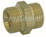 Double nipple brass 3/8" x 3/8" iK 