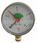 Heizungs-Manometer 0-4 bar 1/4" D=63 