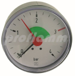 Heizungs-Manometer 0-4 bar 3/8" D=63 