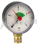 Heizungs-Manometer 0-4 bar 3/8" D=63 