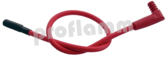 Zündkabel mit Winkelstecker 4 mm 
