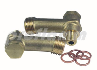 Mounting set for Aquametro VZO 8 