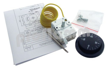 Kapillarthermostat Einbau 90° Universal-Kit 
