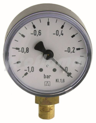 Vakuummeter -1,0 - 0 bar / 50 