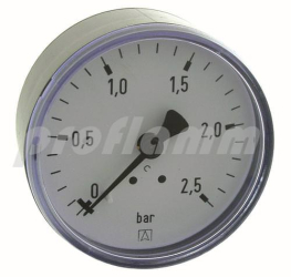 Rohrfedermanometer 1/4" - 0-10 bar 