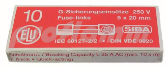 Feinsicherung 5 x 20 mm 2.0 A T 