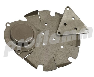 Stauscheibe D100 mit Blenden 