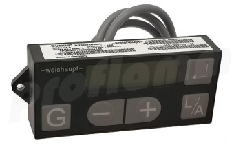 Weishaupt Display mit Folientastatur 