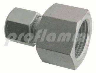 Screw connection GAV 1/2" x 8 MM 