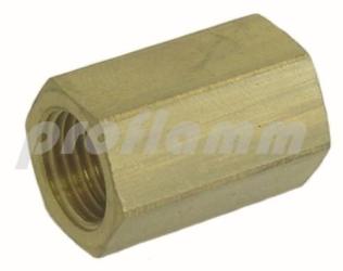 Sleeve brass 1/4" x 1/4" 