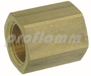 Sleeve brass 3/8" x 3/8" 