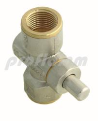 Push button shut off 1/2" brass 