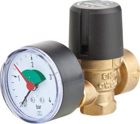 Safety valve with Manometer 