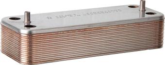 Heat exchanger for domestic water heating 