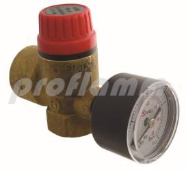 Diaphragm safety valve 2.5 - 1/2" M 