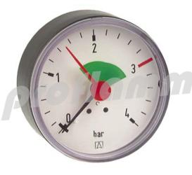 Heating manometer 0-4 bar 1/4" D=50 